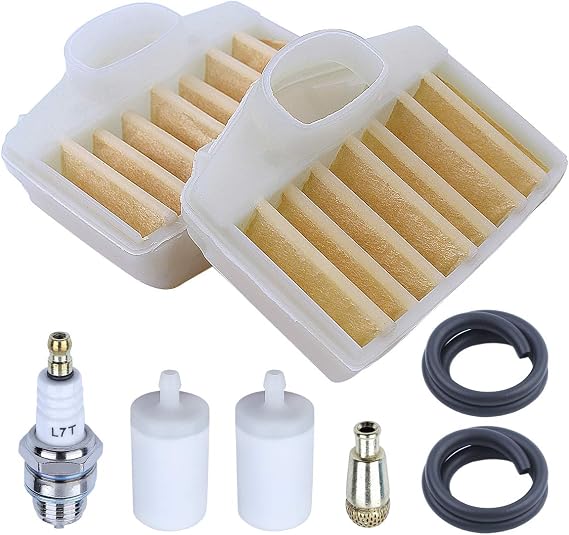 Adefol Chainsaw Air Filter for Husqvarna 362 365 371 372 372XP with Fuel Filter Oil Line Replacement Parts for 503814502 Tune Up Kit Garden Power Tools Replace 503814501 503814502 503814503