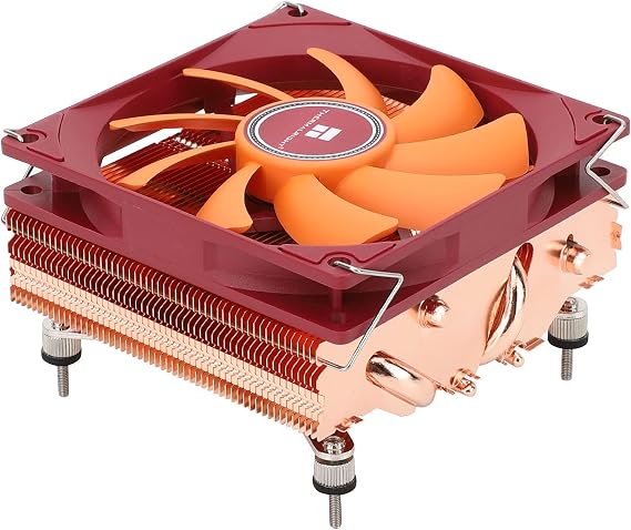 Thermalright AXP90 X47 Full Low Profile CPU Cooler, 47mm Height, Silent PWM Fan 90x90x15, 4 Heat Pipes, Compatible with AMD AM4/Intel LGA1700/1150/1151/1200 (Pure Copper)