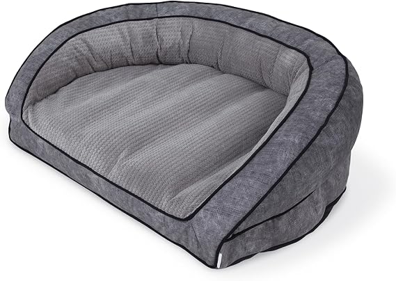 Petmate La-Z-Boy Harper Sofa Large Dog Bed, Grey, 43 x 35in