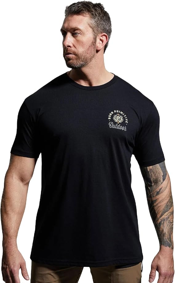 Born Primitive Unisex Outdoor Mule Deer Badge Tee