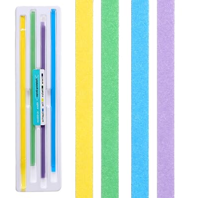 60 Pcs Dental Polishing Strips Teeth Sanding Grinding Tool Dental Polisher for Sanding Universal Teeth Abrasive Strips 4mm x 150mm Finishing Tooth File for Oral Care Cleaning Gloss