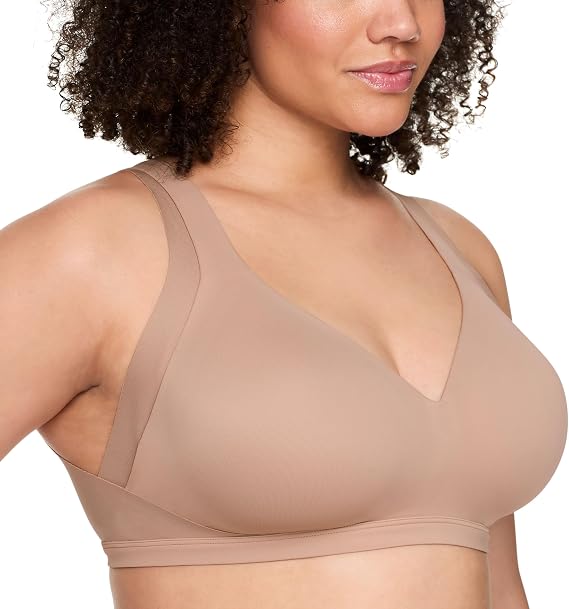 Warner's Womens No Side Effects Underarm and Back-Smoothing Comfort Wireless Lightly Lined T-Shirt Bra Ra2231a