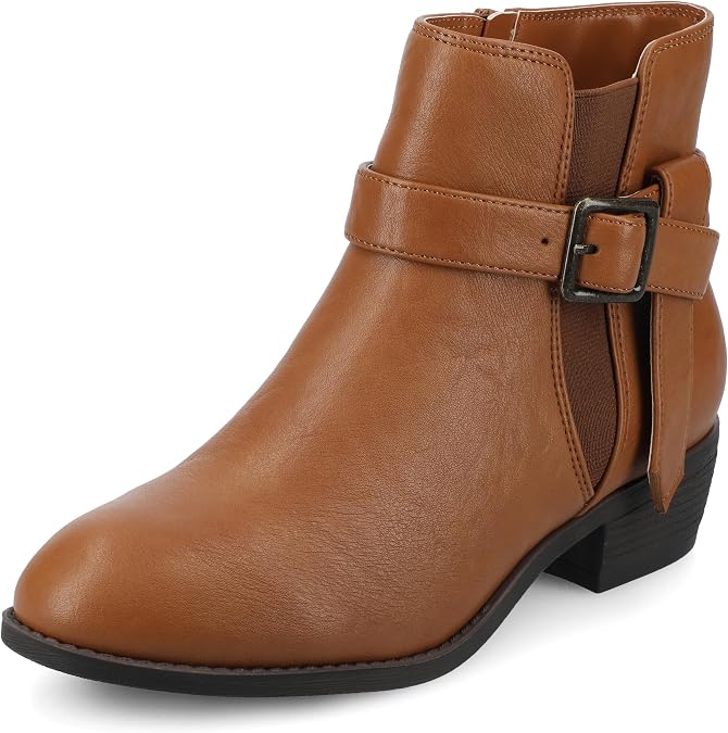 Journee Collection Women's Devina Zippered Ankle Booties