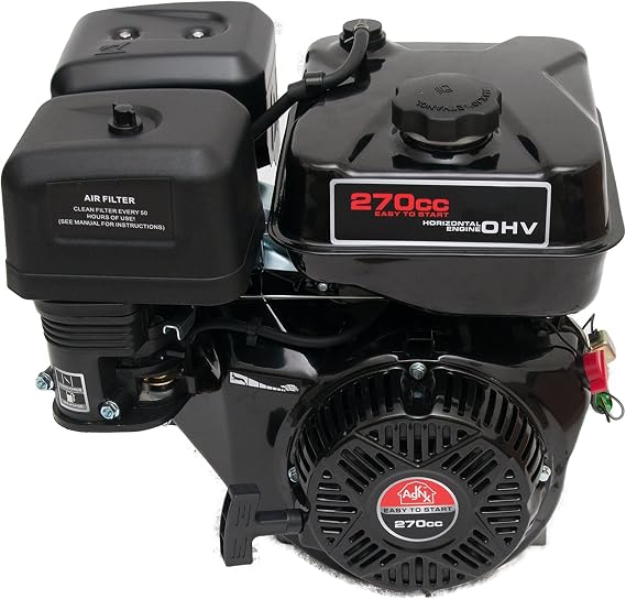 9 hp Electric Start, 270cc, 4-Stroke Gasoline Engine