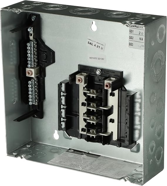 ABB TLM812SCUDP Low Voltage Load Center 125A 125 Amp Single-Phase 3-Wire 8-Space 16-Circuit Indoor Main Lug Circuit Breaker Panel Indoor Electrical Box Waterproof
