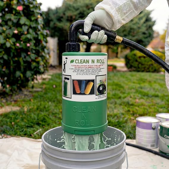 Paint Roller Cleaner for 9 inch Rollers, Wash & Dry in 1 Minute