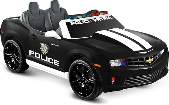12V Kid Motorz Two Seater Chevrolet Racing Camaro Police Edition