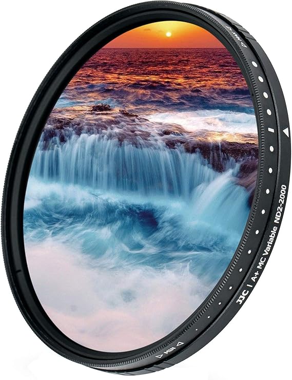 JJC 40.5mm ND Filter ND2-2000 VND Variable Neutral Density Adjustable Fader