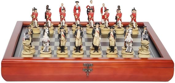 The War of Independence Chess Set - Travel Games Sets with Board Games Gift, Chess Gifts & Pieces
