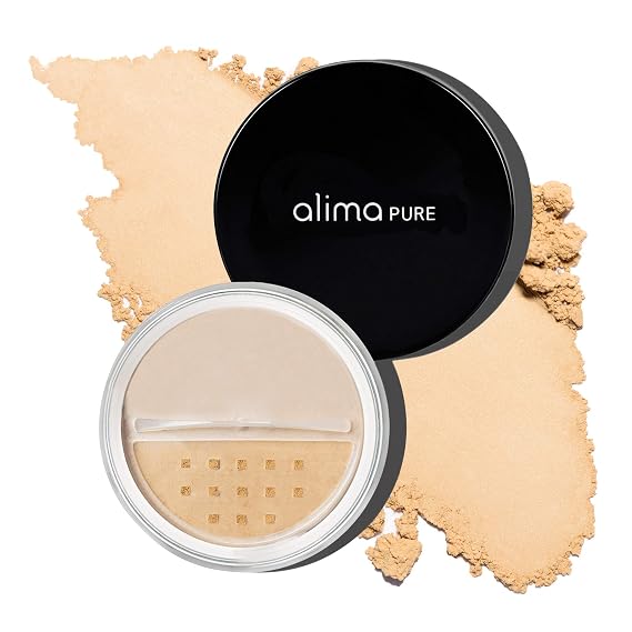 Alima Pure Matte Foundation - Loose Mineral Makeup, Oil Free Talc Free Powder, Natural Full Coverage Foundation .15 oz/4.5g