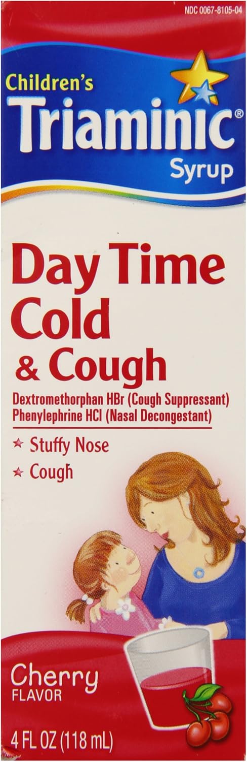 Children's Triaminic Syrup Day Time Cold &amp; Cough Pack of 44Fl. Oz. Bottles