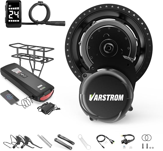 Z8 48V 750W Mid Drive Kit with DZ40 Display and Ebike Battery