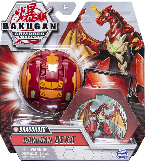 Bakugan Deka, Dragonoid, Armored Alliance Jumbo Collectible Transforming Figure, for Ages 6 and Up
