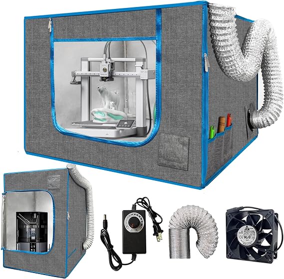 3D Printer Enclosure for Bambu Lab A1 Combo with Ventilation Kit